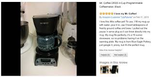 Unfortunately, this is not very ecological. Looking For A 4 Cup Coffee Maker Try The Mr Coffee Drx5