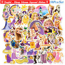 Lihat ide lainnya tentang kartun disney, kartun, putri disney. Tangled Disney Cartoon Movie Princess Rapunzel Stikers 50pcs Set Waterproof Diy Fashion Decals Doodle Stikers Shopee Indonesia