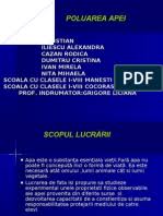 Poluarea apei apare atunci când un corp de apă devine contaminat. Efectele PoluÄƒrii Apei Asupra SÄƒnatatii Omului Prezentare