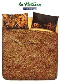 Le lenzuola a due piazze o matrimoniale hanno come misura standard di 250x290 cm, mentre il sotto è 175x200 cm. Parur Lenzuola Una Piazza E Mezza Bassetti Natura Leopardo Escluso Sotto Lenzuolo