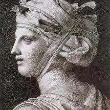 Buy digital version: The lictors bring Brutus the bodies of his sons.  Sketch by Jacques-Louis David, New York City