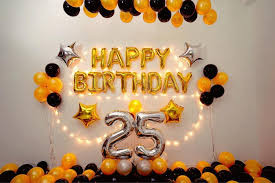 124 best birthday decorations images in 2014 ideas party birthday. The Black And Golden Birthday Decor For Celebrations