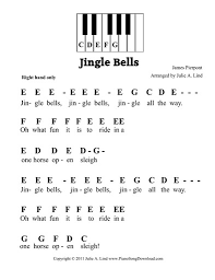 Jingle Bells Free Pre Staff Easy Christmas Piano Music