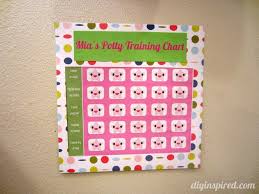 potty training chart with free printable diy inspired