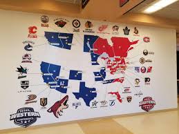 Nhl eastern conference, atlantic division: Map Of All The Nhl Teams From The Arizona Coyotes Arena Hockey