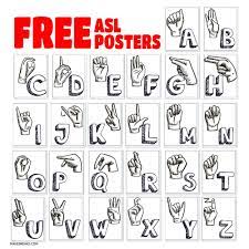 Sign language is relatively easy to learn for non hearing impaired individuals. Asl Alphabet And Letter Posters Make Breaks
