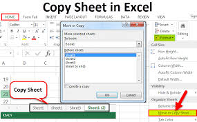 how to copy sheet in excel using dragging right click