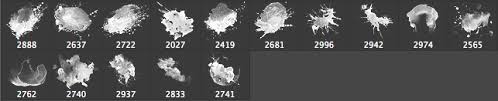 20 wet spray splatter ps brushes vol.5. 15 Free Splatter Brushes Photoshop Brushes