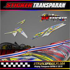 Maybe you would like to learn more about one of these? Striping Motor Supra X 125 Fi Transparan Thailook 001 Shopee Indonesia