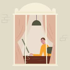 Telechargez Illustration De Teletravail Gratuitement In 2020 Vector Free Illustration Telecommute