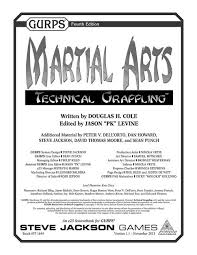Gurps Martial Arts Technical Grappling Martial Arts Martial Grappling