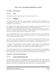 We can give some general guidance and suggest a few rules, but. Http Www Chitimacha Gov Sites Default Files Cccj 20title 20xix 20 20abandoned 20property 20code Pdf