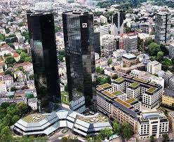 Deutsche Bank Hochhaus Bashni Bliznecy Banka Germanii Dva Neboskryoba Yavlyayushiesya Shtab Kvartiroj Banka Germanii Nahodyashie Skyscraper House Styles Mansions