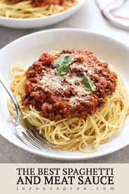 The Best Spaghetti And Meat Sauce Recipe Spaghetti Recipes Easy Best Spaghetti Pasta With Meat Sauce