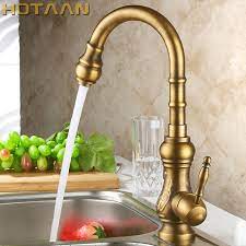 Antique brass kitchen mixer tap. Antique Brass Kitchen Faucet Bronze Finish Water Tap Kitchen Swivel Spout Vanity Sink Mixer Tap Single Handle Free Shipping 6020 Kitchen Faucets Aliexpress