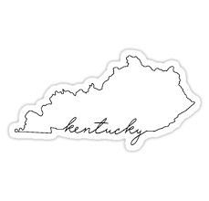 Kentucky Pride Stickers By Clemscustoms Redbubble Kentucky Pride Pride Stickers Kentucky Outline