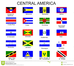 Bandeiras De Paises De America Central Ilustracao Do Vetor Ilustracao De Sinal Turismo 12977709