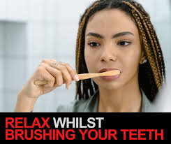 Relax whilst brushing your teeth? Really? Yes. And here's why… Ever noticed  how brushing your teeth takes only a few minutes… yet you're almost never  really there for it? Your body's brushing,