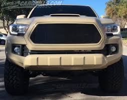 The toyota tacoma limited is the lowest trim level that comes with a leather interior and heated seats. Mesh Grills Tacoma World