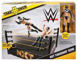 Wwe wrestling raw tables, ladders and chairs arena playset ring with john cena and batista action figures: Wwe Wrestling Nxt Takeover Superstar Ring Finn Balor Figure Walmart Com Walmart Com