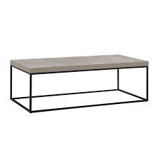 Weston home factory rectangle wood coffee table. Bexy Rectangular Industrial Coffee Table 120cm Cement Grey Bunnings Australia