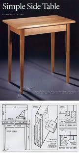 Simple Side Table Plans Furniture Plans And Projects Stolyarnye Raboty Stolyarnye Izdeliya Idei Dlya Doma