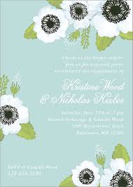 Engagement party invitation trends and ideas. Anemone Blooms Engagement Party Invitation Paper Source