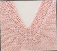 This means that when you turn the binding over you will have the wider side of the. Knitting A V Neck Easy Instruction For How To Knit A V Neckline