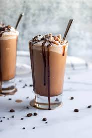 Homemade Mocha Frappuccino Recipe Homemade Mocha Blended Coffee Drinks Coffee Drink Recipes