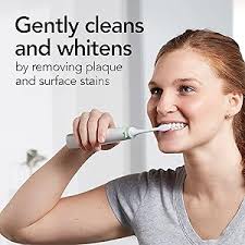 Amazon.com: Brightline Rechargeable Sonic Electric Toothbrush With  Adjustable Intensity Built In Timer, 1 Count, Mint Green (86700) : Health &  Household