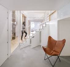 Modern loft stairs with office underneath. Best 40 Modern Storage Under Stairs Storage Type Design Photos And Dwell