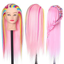 While many mannequin heads feature hair, these bald mannequins allow the owners to display these heads with various wigs and hats. Buy 26 Colorful Hair Mannequin Head Hairdressing Training Thick Doll Heads Hair Styling Mannequins Heads Practice Tools With Clamp At Affordable Prices Free Shipping Real Reviews With Photos Joom