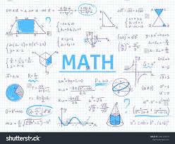Doodle Math Algebra And Geometry School Equation And Graphs Hand Drawn Physics Science Formulas Vector Image For Doodle Maths Maths Algebra Science Formulas