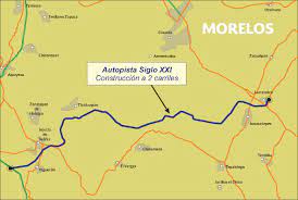 Desde morelos sur hasta abasolo. 0143 Carretera Siglo Xxi Tramo Jantetelco El Higueron Xicatlacotla Proyectos Mexico