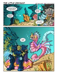 Wow Comic The Little Orcmaid Comics Warcraft Art World Of Warcraft
