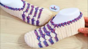 Sarmasik Guller Patik Modeli Yapimi Ceyizlik Yeni Patik Modelleri Yapilisi Tig Isi Patik Ornekleri Youtube Patikler Tig Isleri Slippers