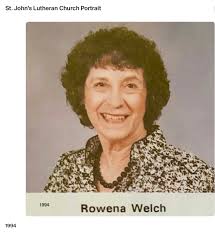 Rowena L. Welch (March 15, 1917