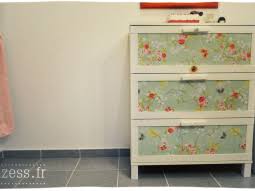 Diy Customiser Une Commode Avec Du Papier Peint Customiser Commode Decopatch Commode