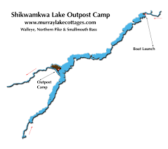 Ontario Fishing Map Dog Lake Murray Lake