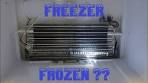 Freezer is FROZEN. Water leak in Whirlpool refrigerator