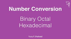 Number Conversion Binary Octal Hexadecimal Conversion Dyclassroom Have Fun Learning