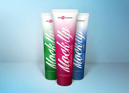 This Is Another Great Cream Mockup By Free Psd Templates It Is Fully Customizable Cream Tube Mockup Psd To Psd Template Free Cosmetic Packaging Design Mockup