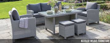 Aluminium sets are strong and lightweight, which means they can be moved around easily. Kettler Garden Furniture Garden Furniture From Kettler Available Now