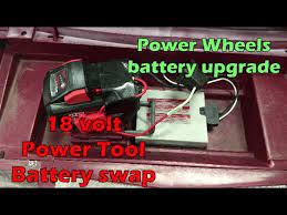 Here's an overview of the tool set you'll need to complete a project like this. Power Wheels Battery Upgrade Power Tool 18 Volt Battery How To Video Youtube