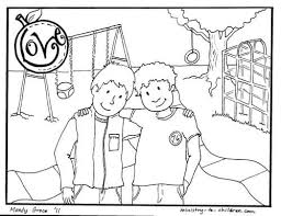 Free bible coloring page holy spirit comes. Love Coloring Page For Kids Fruit Of The Spirit