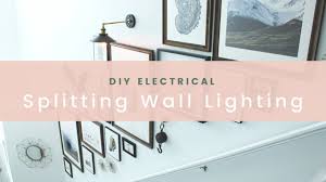 Great savings & free delivery / collection on many items. How To Diy Your Electrical Work And Split One Wall Light Into Three Youtube