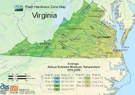 usda plant hardiness zone map for virginia