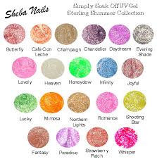 Simply Soak Off Sterling Shimmer Color Uv Gel Polish Two Pack