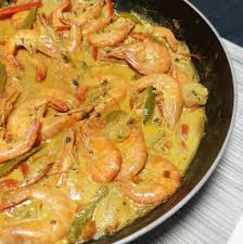 Curry Express De Crevettes Au Lait De Coco Recettes De Cuisine Recette Crevette Cuite Et Cuisine Poisson
