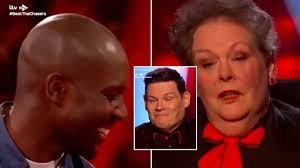 Carlton Cole looks awkward after The Chase star makes rude joke about him  live